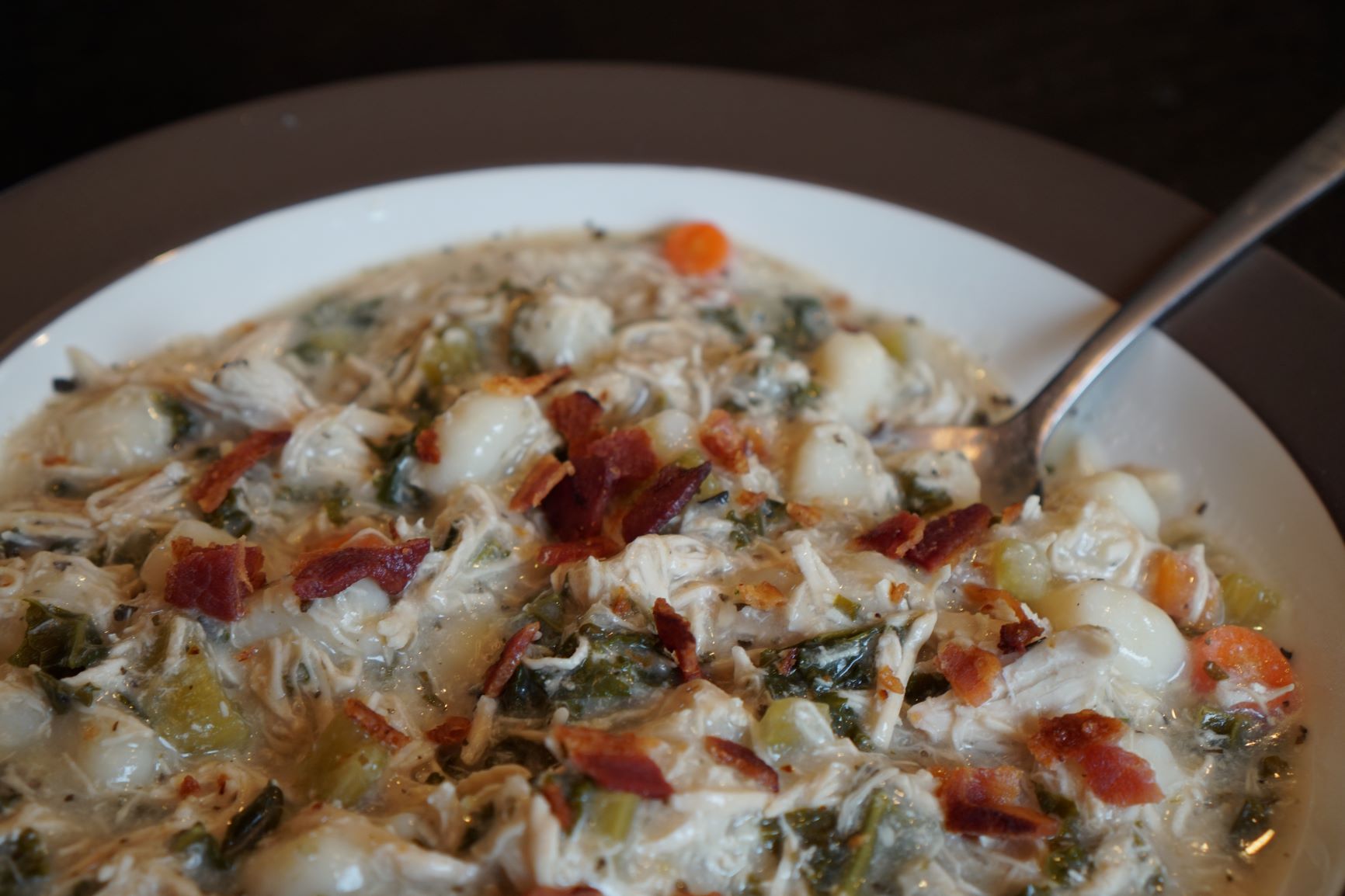 Instant Pot: Creamy Chicken Gnocchi Soup with Kale