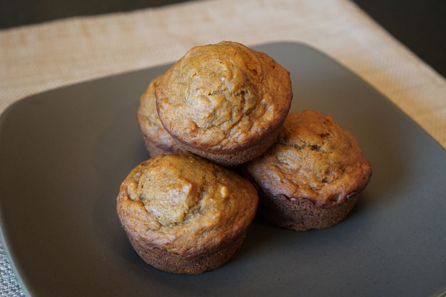 Pumpkin Banana Muffins (Egg-free!)