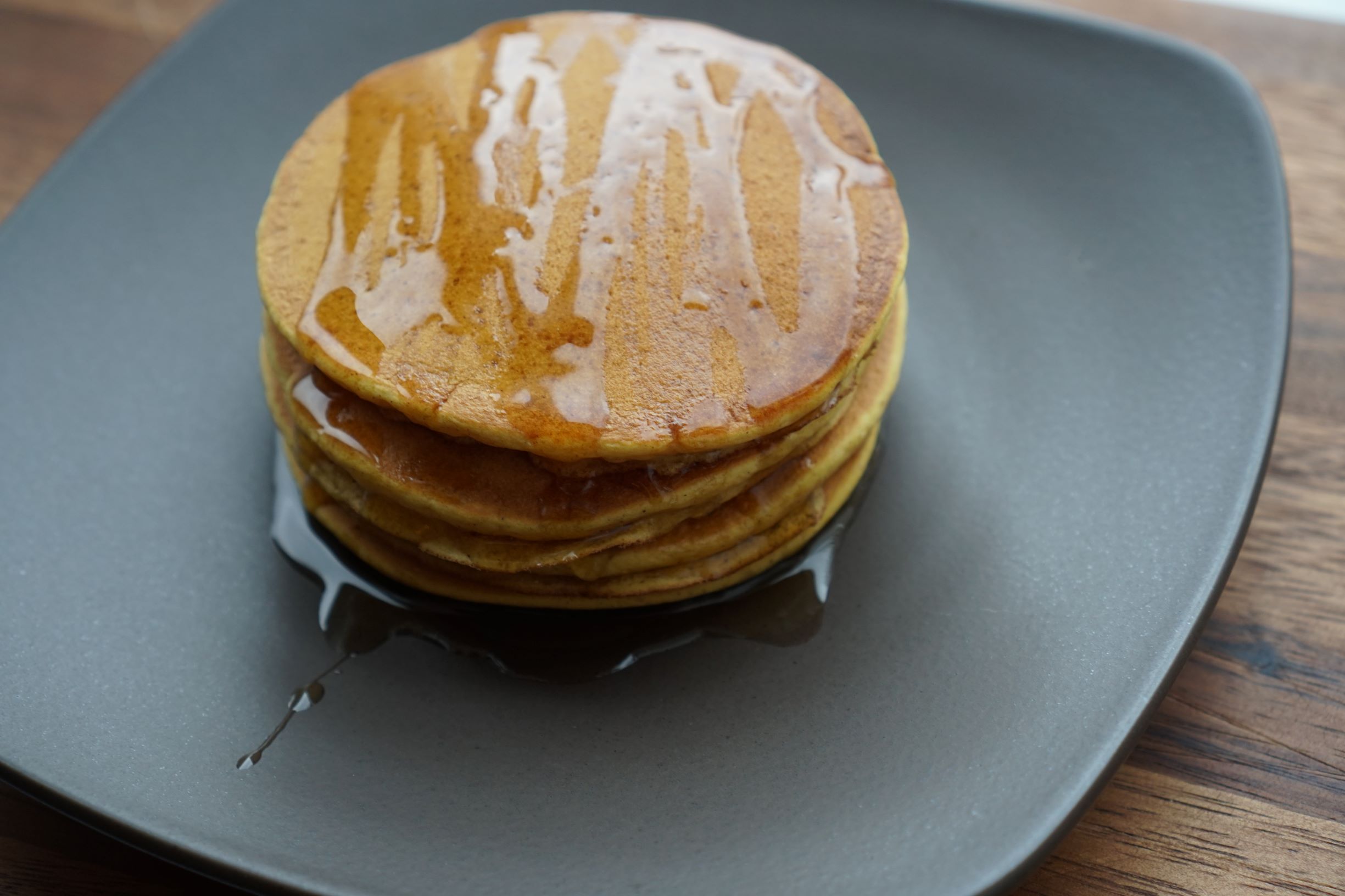 Pumpkin Pancakes (Egg-free!)