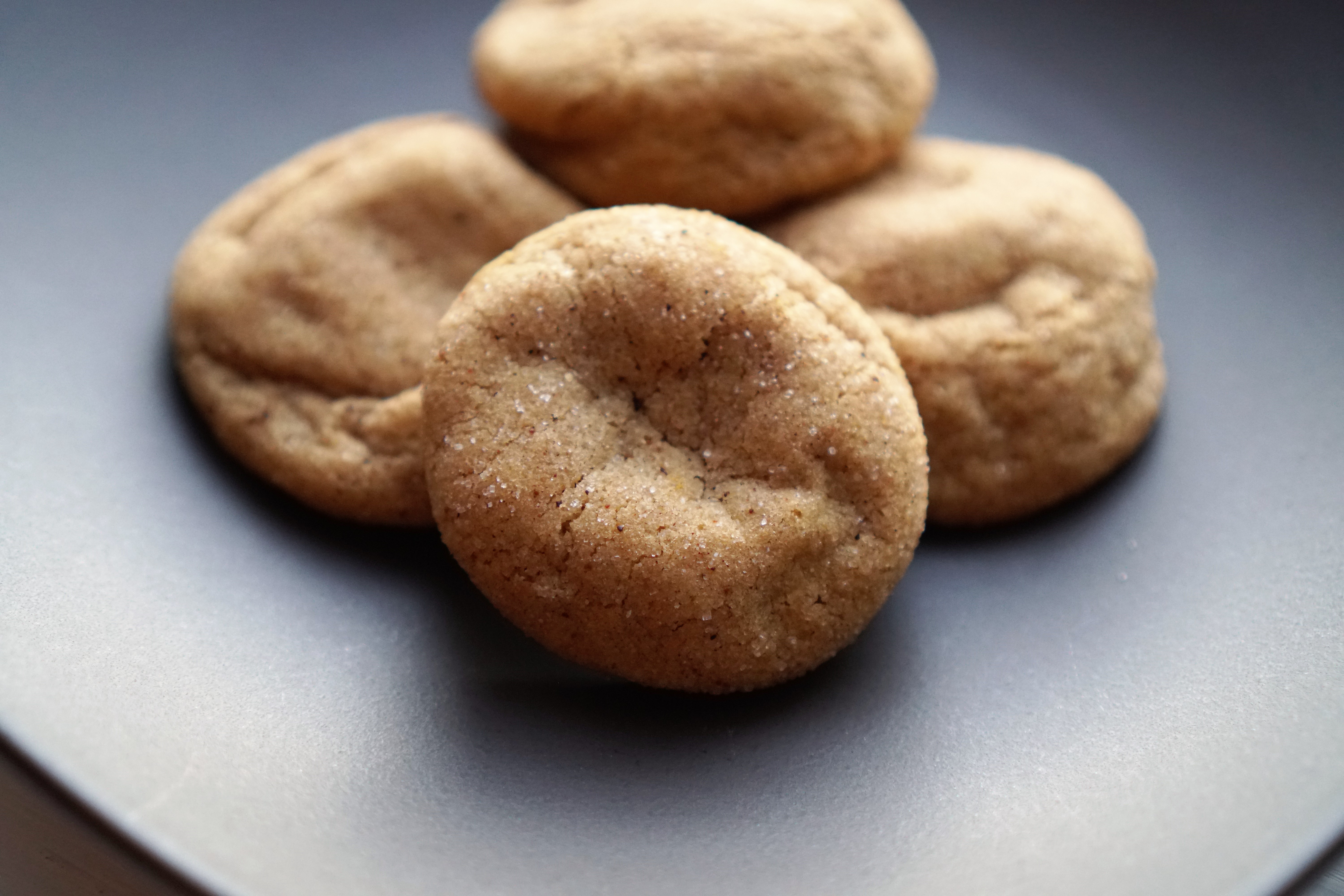 Pumpkin Snickerdoodle Cookies (Egg-free!)