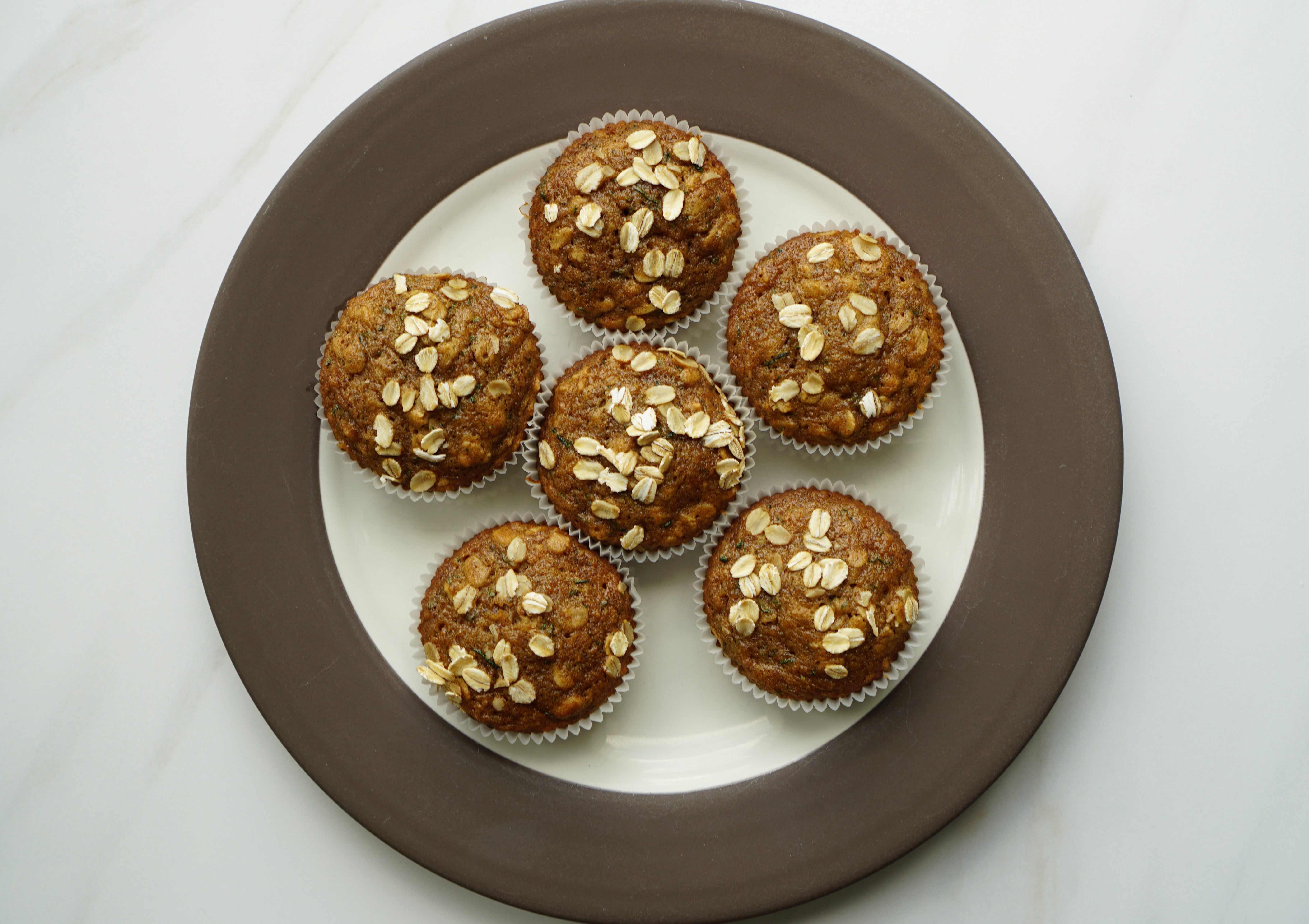 Zucchini Oat Muffins